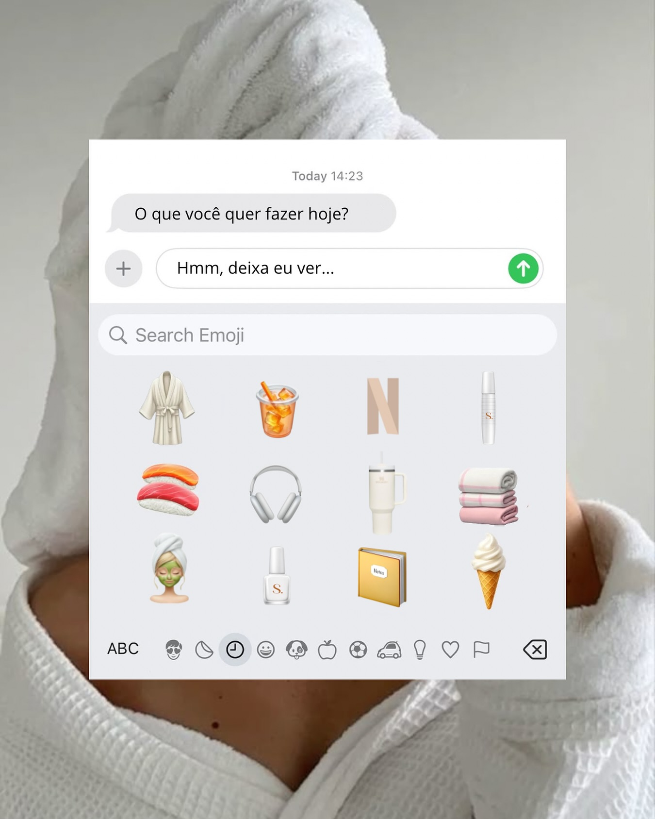 Nós só queremos um dia de autocuidado, filme e comidinhas gostosas no fim da semana 🧖🏼‍♀️🎞️🍣